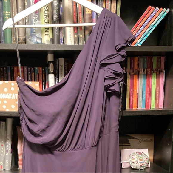 Dessy Collection Plus-size Bridesmaid Dress in Concord - Picture 3 of 4